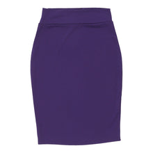  Vintage Unbranded Skirt - XS UK 6 Purple Polyester skirt Unbranded   