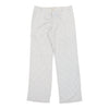 Vintage Sasch High Waisted Trousers - 35W UK 18 White Cotton trousers Sasch   