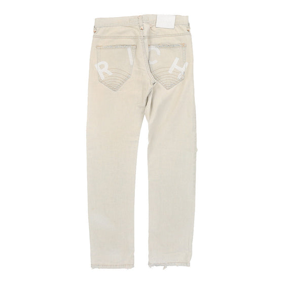 Vintage Richmond Jeans - 30W UK 10 Beige Cotton jeans Richmond   