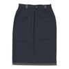 Vintage Yves Saint Laurent Skirt - Medium UK 12 Blue Wool skirt Yves Saint Laurent   