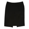 Vintage Armani Skirt - Medium UK 14 Black Cotton skirt Armani   