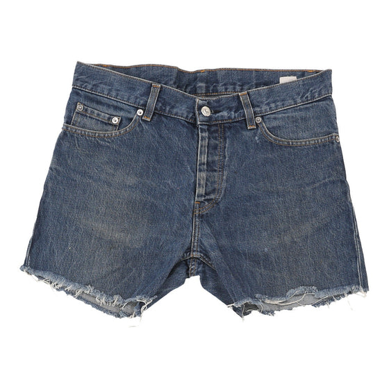 Vintage Helmut Lang Denim Shorts - 32W UK 12 Blue Cotton denim shorts Helmut Lang   