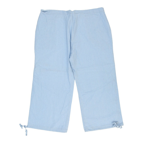 Vintage Joyxtin Trousers - 32W UK 12 Blue Cotton trousers Joyxtin   