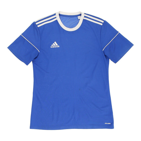 Vintage Adidas T-Shirt - Small Blue Polyester t-shirt Adidas   