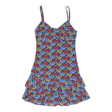  Vintage Mitex Mini Dress - Medium Blue Polyester mini dress Mitex   