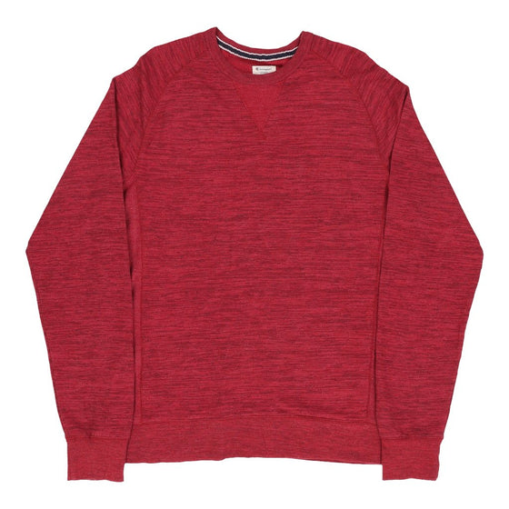 Vintage Champion Sweatshirt - Large Red Cotton sweatshirt Champion   