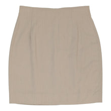  Vintage Benetton Skirt - XS UK 6 Beige Cotton skirt Benetton   