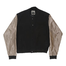  Pre-Loved Weekday Varsity Jacket - Medium Black Polyester varsity jacket Weekday   