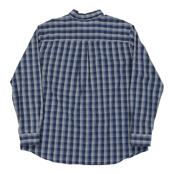 Chaps Ralph Lauren Checked Check Shirt - 2XL Blue Cotton Blend check shirt Chaps Ralph Lauren   