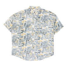  The Big Shirt Maker Patterned Shirt - XL Grey Cotton patterned shirt The Big Shirt Maker   