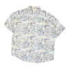 The Big Shirt Maker Patterned Shirt - XL Grey Cotton patterned shirt The Big Shirt Maker   