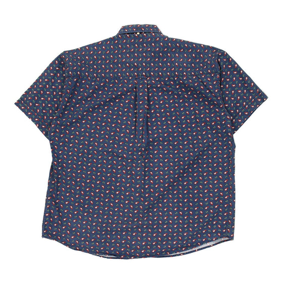 Ferrioni Collection Patterned Shirt - Large Blue Cotton patterned shirt Ferrioni Collection   