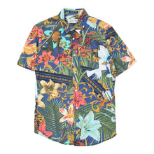  Alcott Floral Patterned Shirt - Small Blue Cotton patterned shirt Alcott   