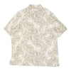 Tasso Ella Hawaiian Shirt - XL Beige Silk Blend hawaiian shirt Tasso Ella   