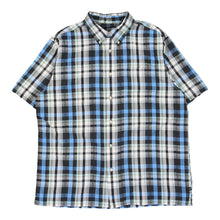  Chaps Ralph Lauren Checked Check Shirt - XL Blue Polyester check shirt Chaps Ralph Lauren   
