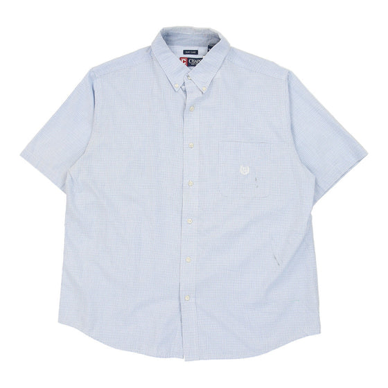 Chaps Ralph Lauren Checked Check Shirt - XL Blue Cotton Blend check shirt Chaps Ralph Lauren   