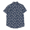 Terranova Patterned Shirt - Small Navy Cotton patterned shirt Terranova   
