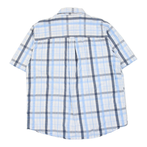 Chaps Ralph Lauren Checked Check Shirt - XL Blue Cotton check shirt Chaps Ralph Lauren   
