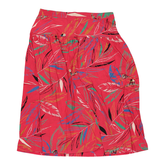 Vintage Unbranded Skirt - XS UK 6 Pink Cotton skirt Unbranded   