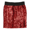 Vintage Unbranded Skirt - XS UK 4 Red Polyester skirt Unbranded   