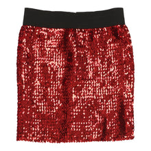  Vintage Unbranded Skirt - XS UK 4 Red Polyester skirt Unbranded   