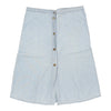 Vintage Unbranded Skirt - Medium UK 14 Blue Cotton skirt Unbranded   