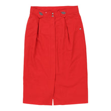  Vintage Les Copains Skirt - Small UK 10 Red Cotton skirt Les Copains   