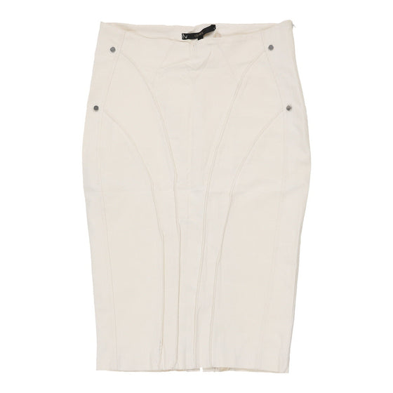 Vintage Celyn B Skirt - Small UK 8 White Polyester skirt Celyn b   