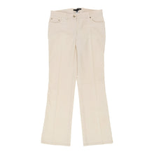  Vintage Les Copains Trousers - 32W UK 10 Cream Cotton trousers Les Copains   