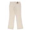 Vintage Les Copains Trousers - 32W UK 10 Cream Cotton trousers Les Copains   